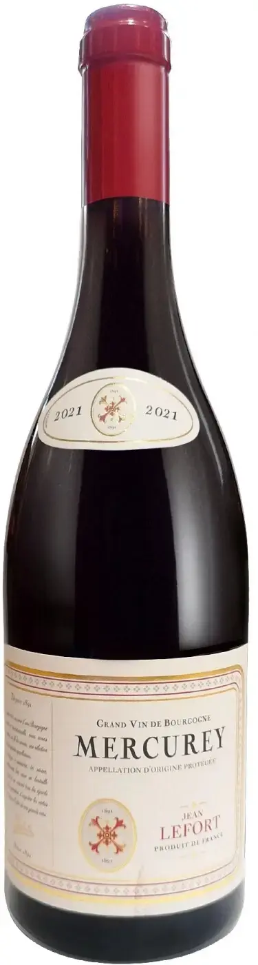 Вино Jean Lefort Mercurey AOP Rouge, 2021, 0.75 л