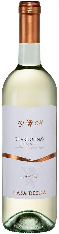 Вино Casa Defra Chardonnay Trevenezie IGT, 2022, 0.75 л
