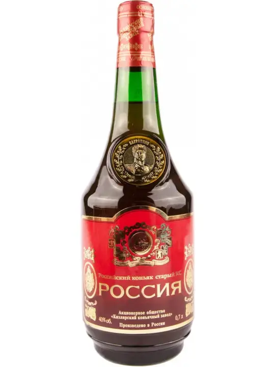 Коньяк Kizlyar cognac distillery, Rossiya 15 Years Old, Green Decanter, 0.7 л