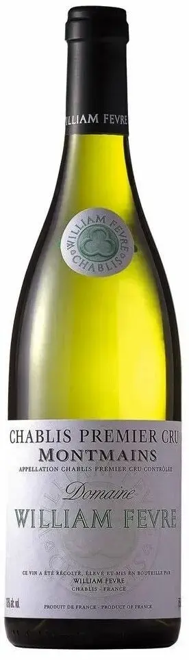Вино Domaine William Fevre Chablis 1-er Cru Montmains, 2021, 0.75 л