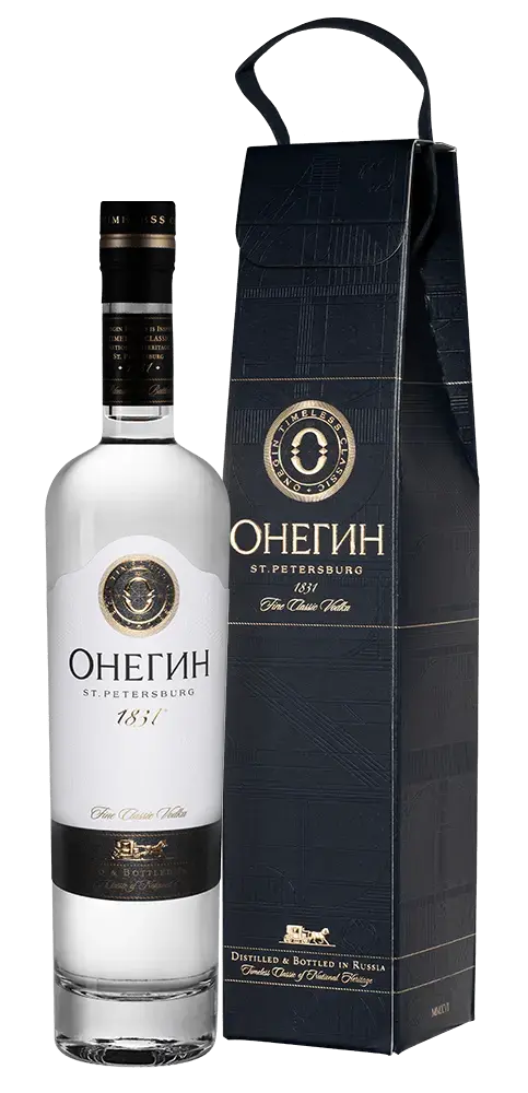 Водка Онегин, в подарочной упаковке, 0.7 л
