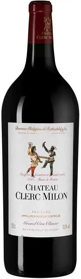 Вино Chateau Clerc Milon, Grand Cru Classe Pauillac AOC, 2008, 1.5 л