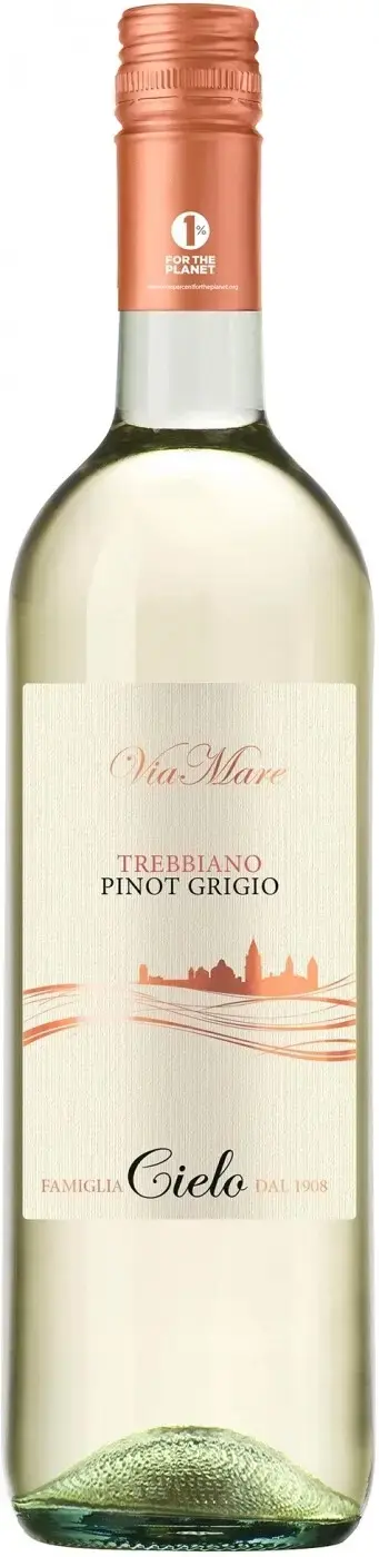 Вино Cielo e Terra Trebbiano-Pinot Grigio, 2022, 0.75 л