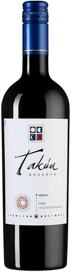Вино Takun Merlot Reserva, 2022, 0.75 л