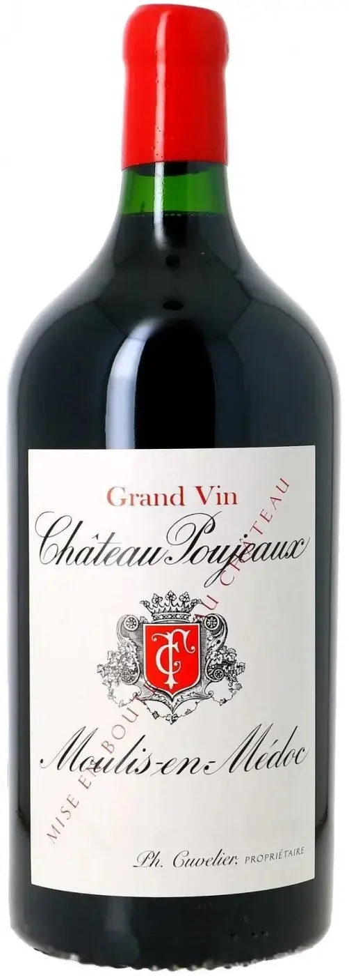 Вино Chateau Poujeaux Moulis-en-Medoc AOC Cru Bourgeois, 2000, 5 л