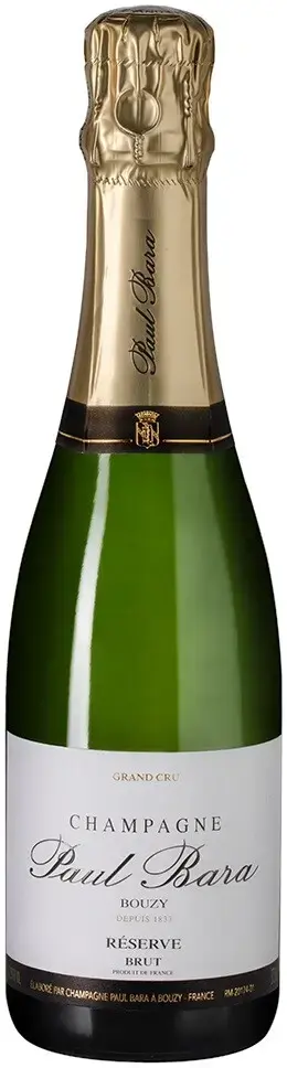 Шампанское Paul Bara Brut Reserve Grand Cru Champagne AOC 2017 0.375 л