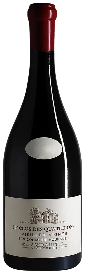 Вино Xavier et Agnes Amirault Le Clos des Quarterons Vieilles Vignes St. Nicolas de Bourgueil AOP, 2020, 0.75 л