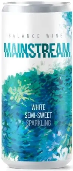 Игристое вино Balance Wine Mainstream Sparkling White Semi-Sweet, in can, 0.33 л
