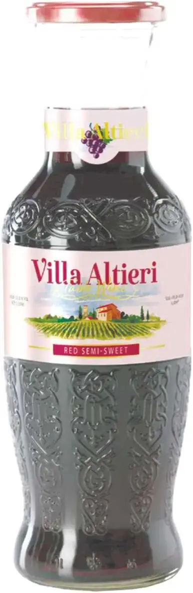 Вино Villa Altieri Red Semi-Sweet 1 л