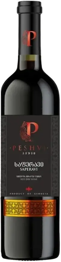 Вино Peshvi Saperavi 2020 1.5 л