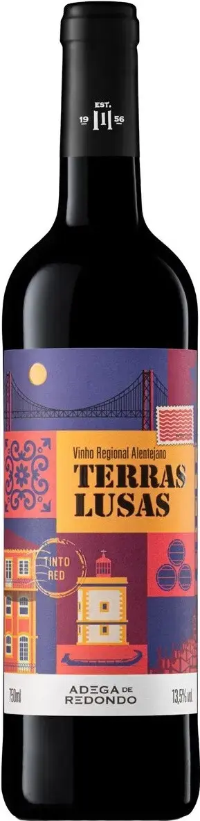 Вино Adega de Redondo Terras Lusas Tinto Alentejano VR 2021 0.75 л