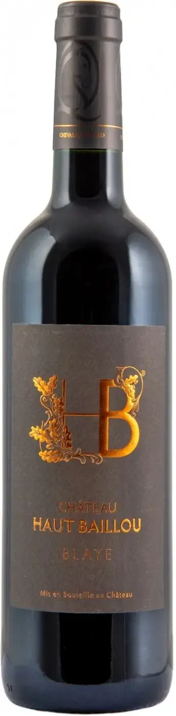Вино Chateau Haut-Baillou Blaye Cotes de Bordeaux AOC, 2019, 0.75 л