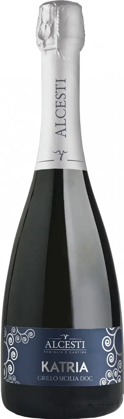 Игристое вино Alcesti Katria Grillo Brut Sicilia DOC, 2021, 0.75 л