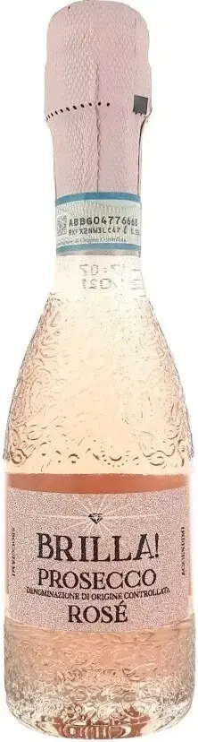 Игристое вино Brilla! Prosecco DOC Rose, 2021, 0.2 л