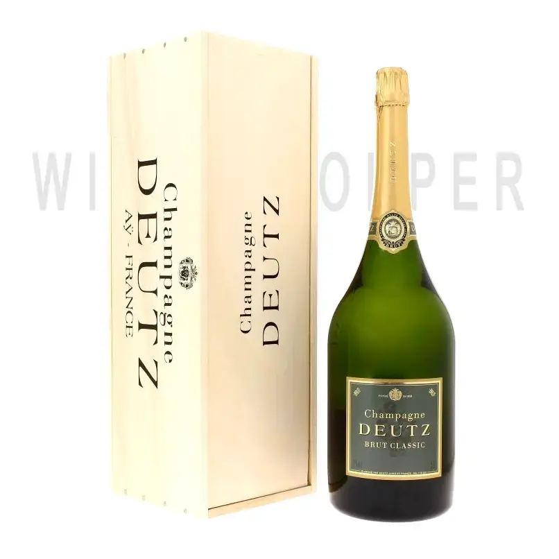 Шампанское Deutz, Brut Classic, wooden box, 3 л