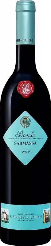 Вино Marchesi di Barolo Sarmassa Barolo DOCG Edizione 10 Anni 2010 0.75 л