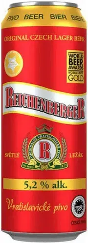 Пиво Reichenberger Svetly Lezak, in can, 0.5 л