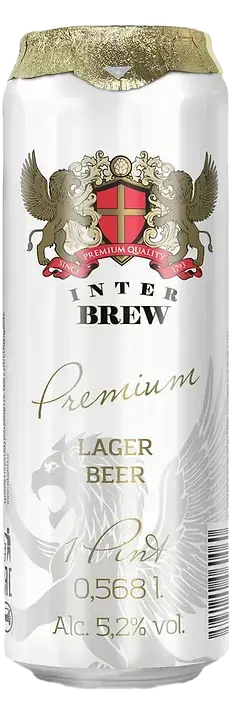 Пиво Inter Brew Premium Lager Pint, in can, 0.5 л