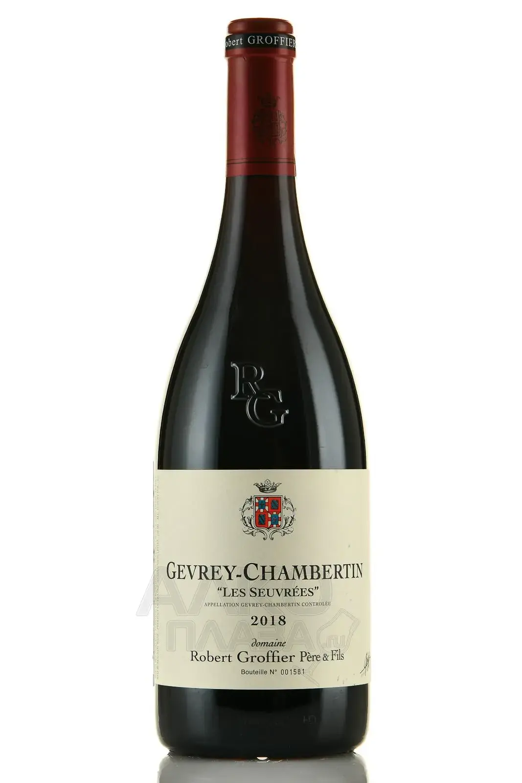 Вино Domaine Robert Groffier Pere & Fils Gevrey-Chambertin Les Seuvrees  AOC, 2020, 0.75 л