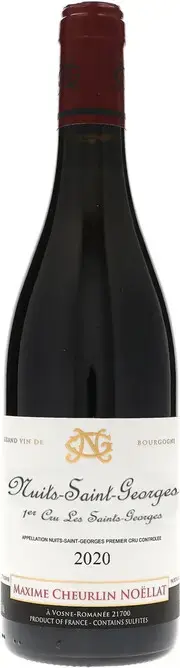Вино Maxime Cheurlin Noellat Nuits-Saint-Georges 1er Cru Les Saint-Georges AOC, 2020, 0.75 л