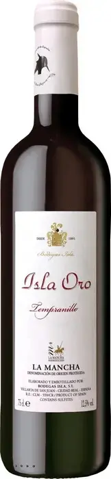 Вино Isla Oro Tempranillo, La Mancha DO, 2022, 0.75 л