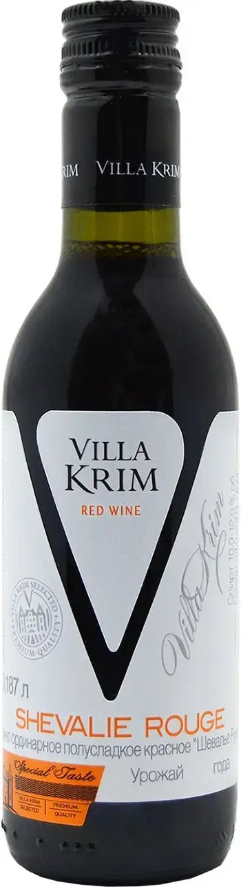 Вино Villa Krim Shevalie Rouge, 0.187 л