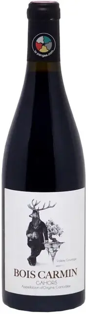 Вино Valerie Courreges, Bois Carmin, Cahors AOP, 2020, 0.75 л