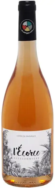 Вино Valerie Courreges, l'Ecorce Buissonniere, Cotes de Provence AOP, 2022, 3 л