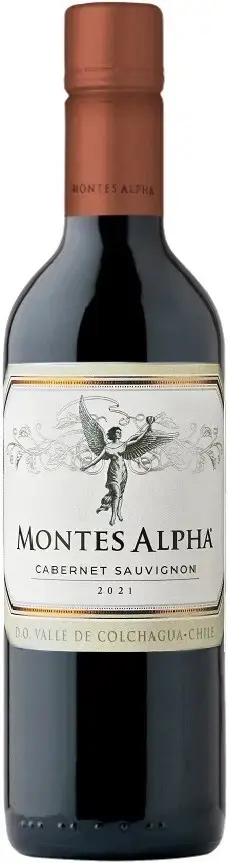 Вино Montes Alpha Cabernet Sauvignon Valle de Colchagua DO, 2021, 0.375 л