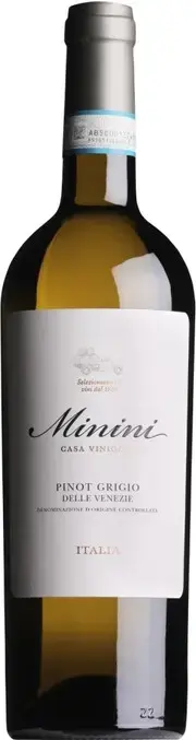Вино Minini, Pinot Grigio delle Venezie DOC, 2022, 0.75 л