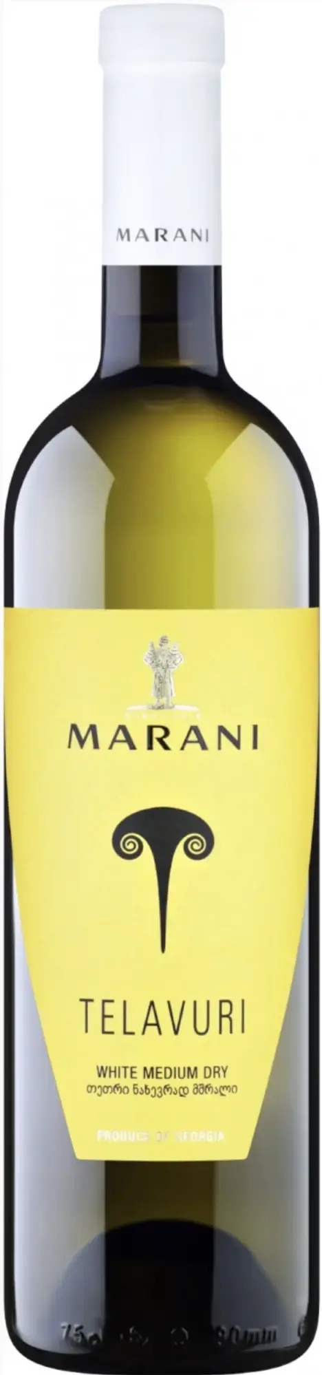 Вино Marani Telavuri White Medium Dry, 2021, 0.75 л