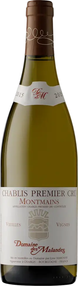 Вино Domaine des Malandes, Chablis Premier Cru Montmains AOC, 2022, 0.75 л