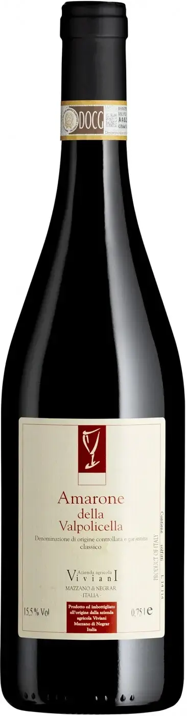 Вино Viviani, Amarone della Valpolicella Classico DOC, 2018, 0.75 л