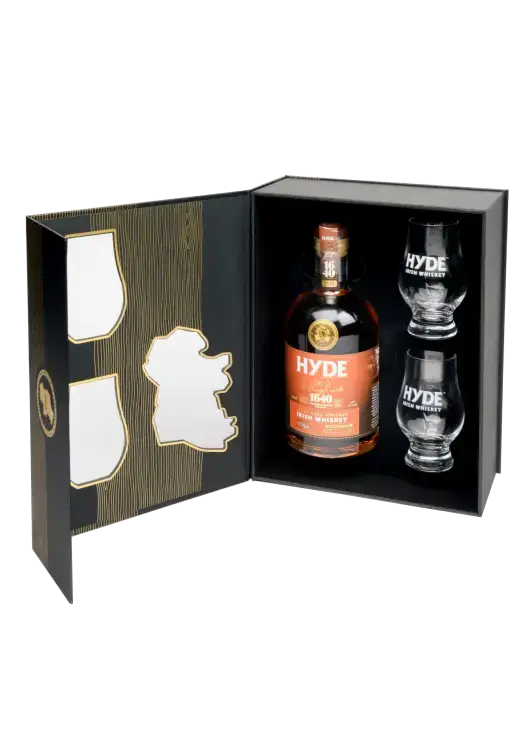 Виски Hyde №8 Stout Cask Finish, gift box, 2 glass, 0.7 л