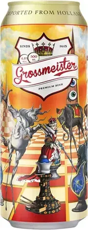 Пиво Grossmeister, in can, 0.5 л