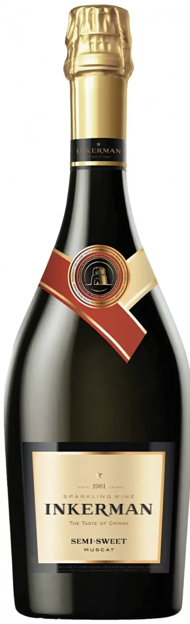 Игристое вино Inkerman Semi-Sweet Muscat, 2021, 0.75 л