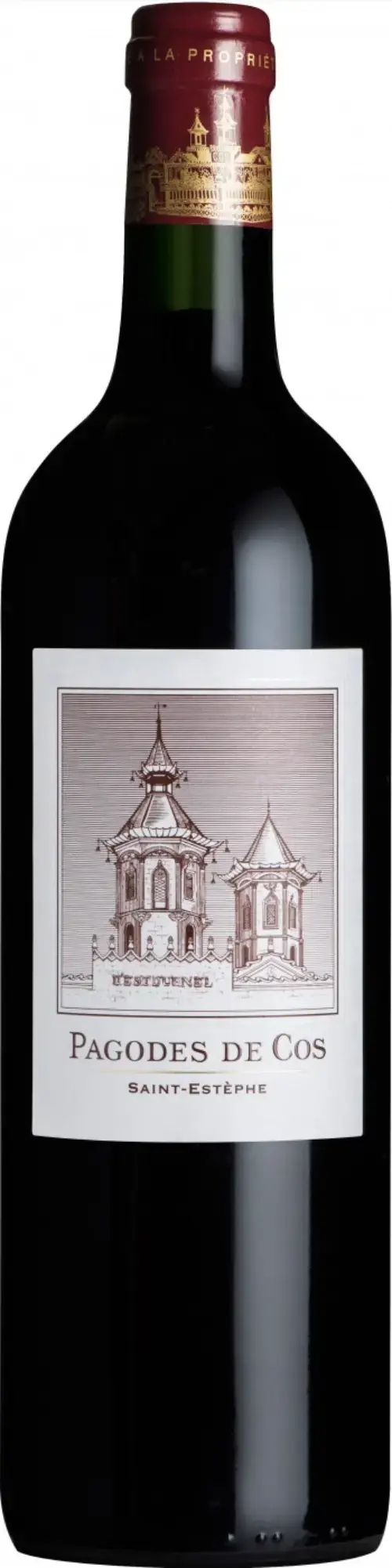 Вино Chateau Cos d'Estournel, Les Pagodes de Cos AOC Saint-Estephe, 2020, 0.75 л