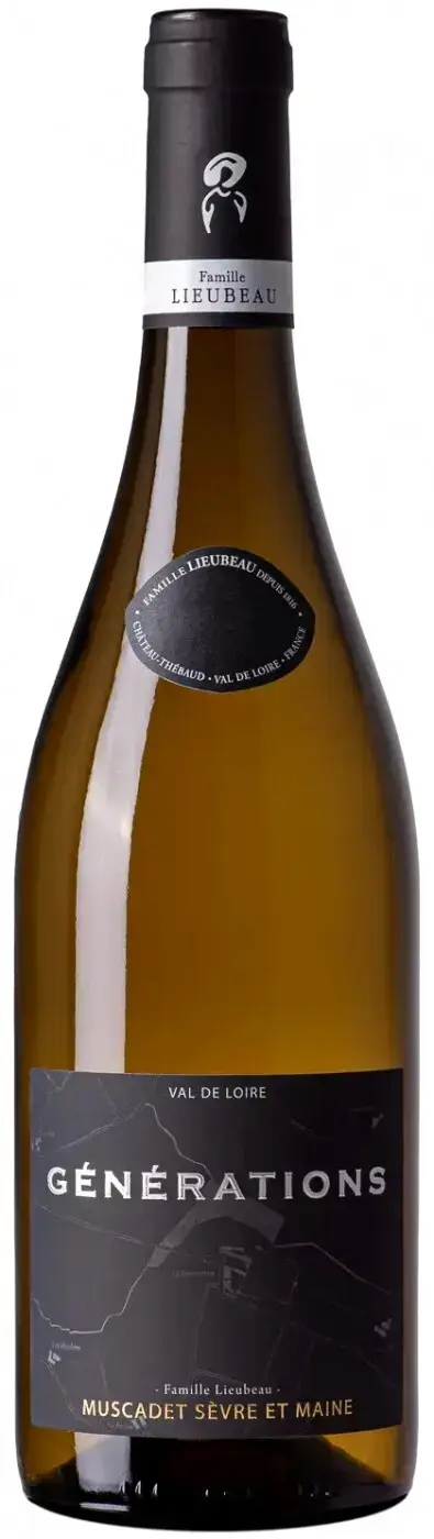 Вино Famille Lieubeau Generations Muscadet Sevre et Maine AOP, 2021, 0.75 л