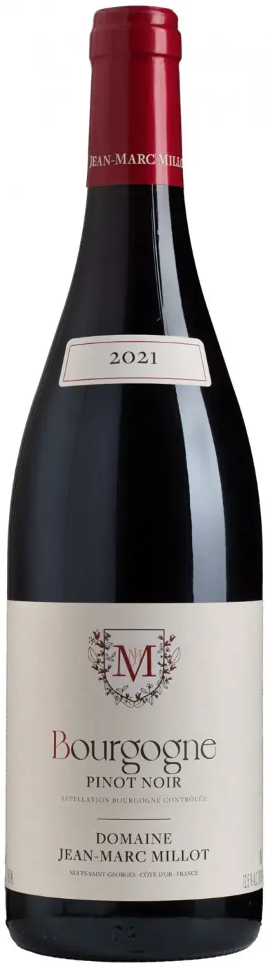 Вино Domaine Jean-Marc Millot Bourgogne Pinot Noir AOC, 2021, 0.75 л