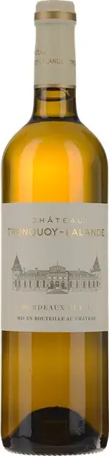 Вино Chateau Tronquoy-Lalande Blanc, Bordeaux AOC, 2013, 0.75 л