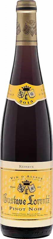 Вино Gustave Lorentz Pinot Noir Reserve Alsace AOC 2021 0.75 л