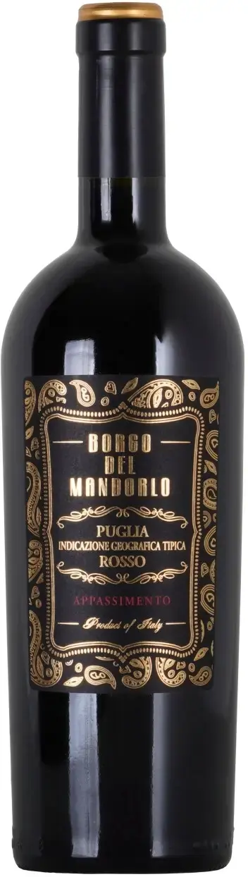 Вино Borgo del Mandorlo Appassimento Rosso Puglia IGT, 2021, 0.75 л