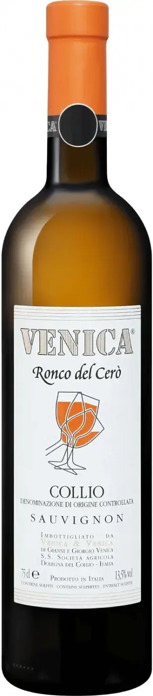 Вино Venica & Venica Ronco del Cero Sauvignon Collio DOC, 2022, 0.375 л