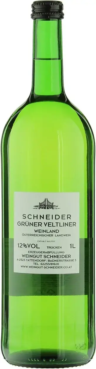 Вино Weingut Schneider Gruner Veltliner, 2022, 1 л