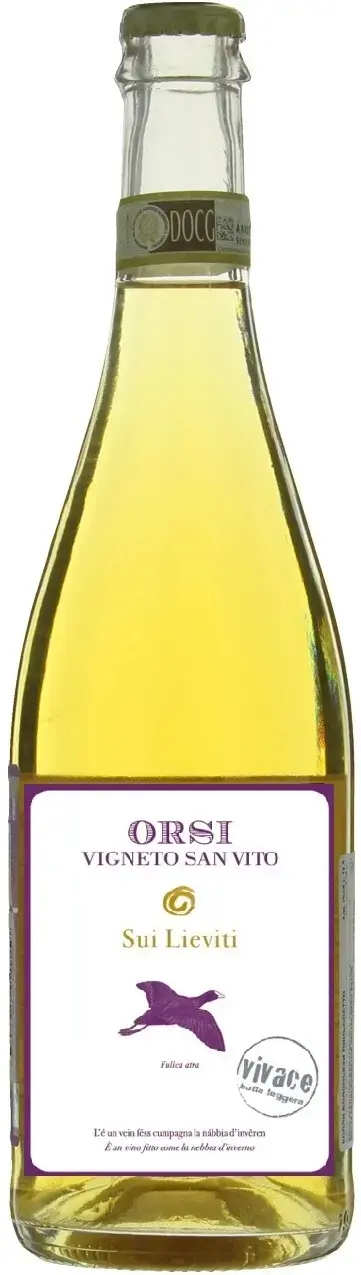 Игристое вино Orsi Vigneto San Vito Sui Lieviti Vivace Colli Bolognesi Pignoletto DOCG, 2020, 0.75 л