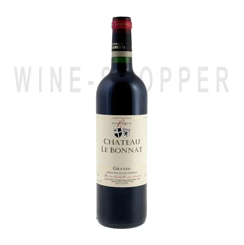 Вино Chateau Le Bonnat Graves AOC Rouge 2016 0.75 л