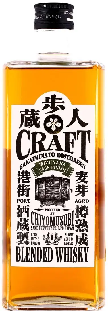 Виски Chiyomusubi Sake Brewery Craft Blended Mizunara Cask Finish 0.7 л