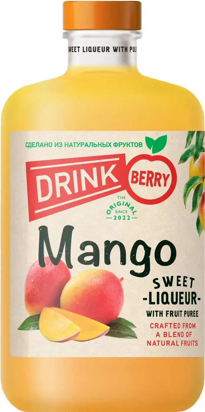 Ликер Drinkberry Mango, 0.5 л