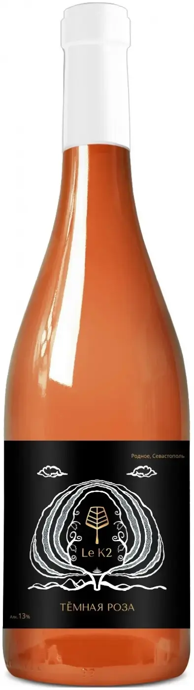 Вино Le K2 Dark Rose, 2022, 0.75 л