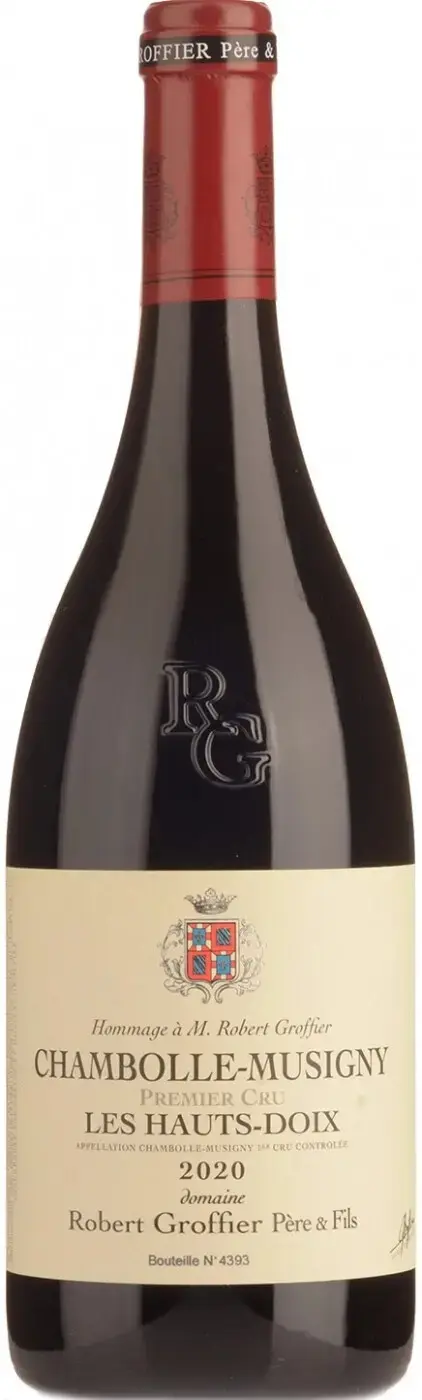 Вино Domaine Robert Groffier Pere & Fils Chambolle-Musigny 1er Cru Les Hauts-Doix AOC, 2020, 0.75 л